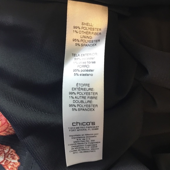 NWT Chico’s Jacobean Floral Ruffle Mock Neck Top - Picture 8 of 16